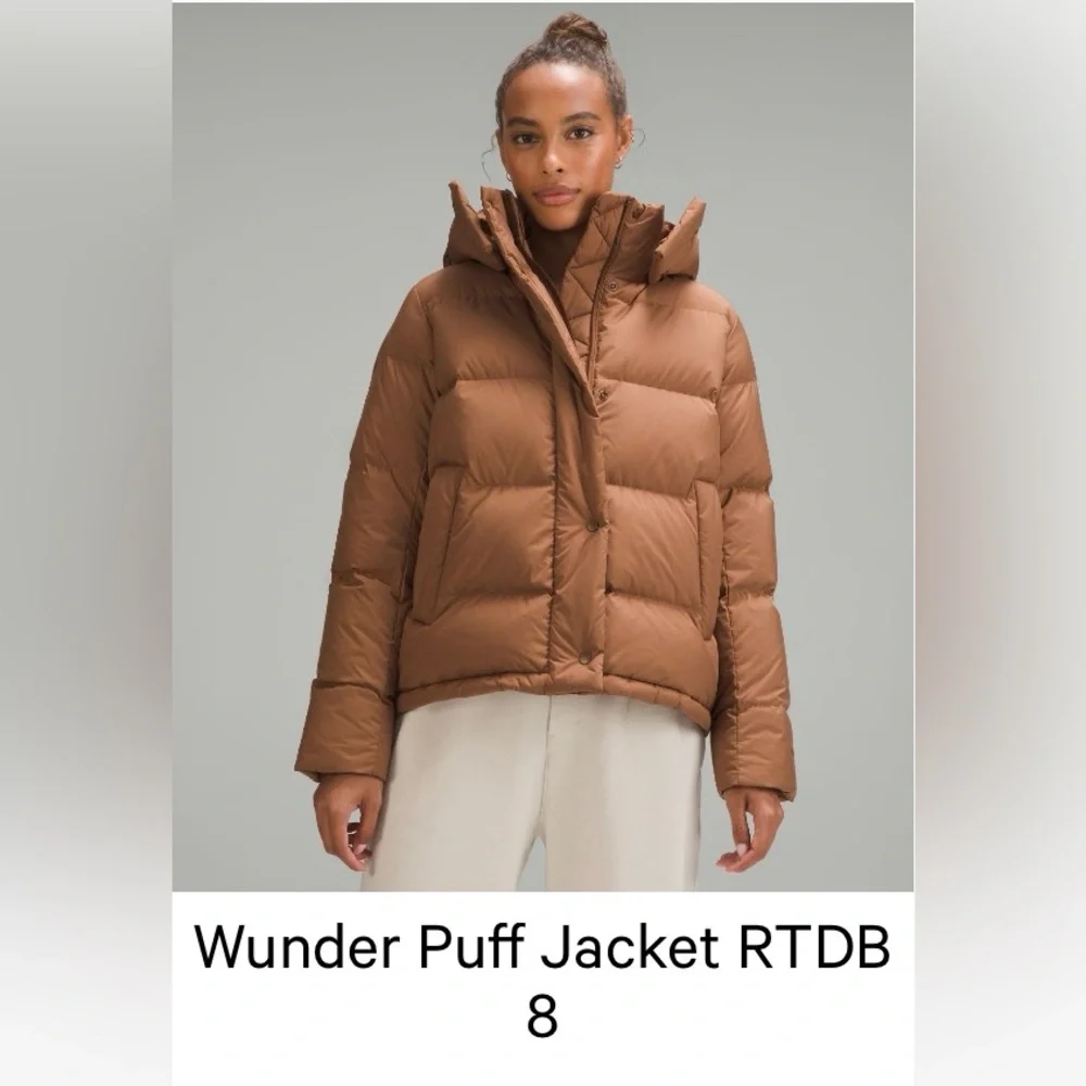 Lululemon athletica Wunder Puff Jacket in Toasted Brown